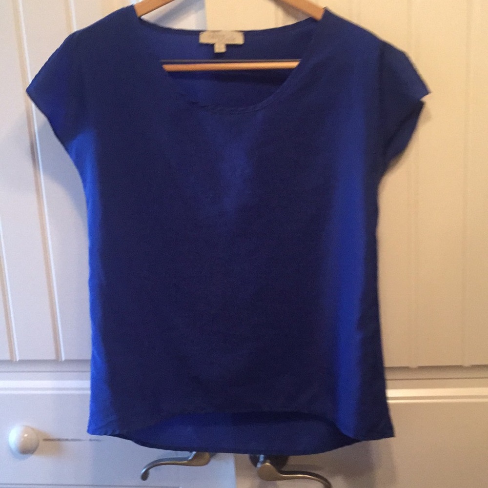 Olive & Oak Royal Blue Blouse Small